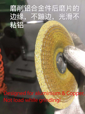 Non-ferro Malend Wiel (Aluminium, Koper en Messing) niet Lading terwijl het Malen: